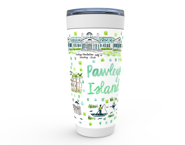 Pawleys Island, SC Map Tumbler