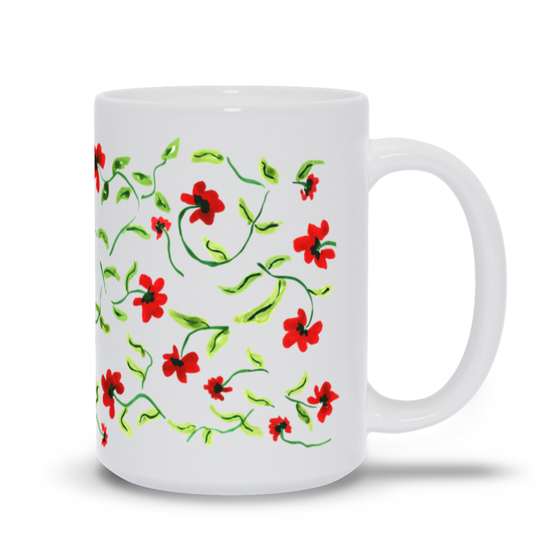 Holiday Poinsettas Mug