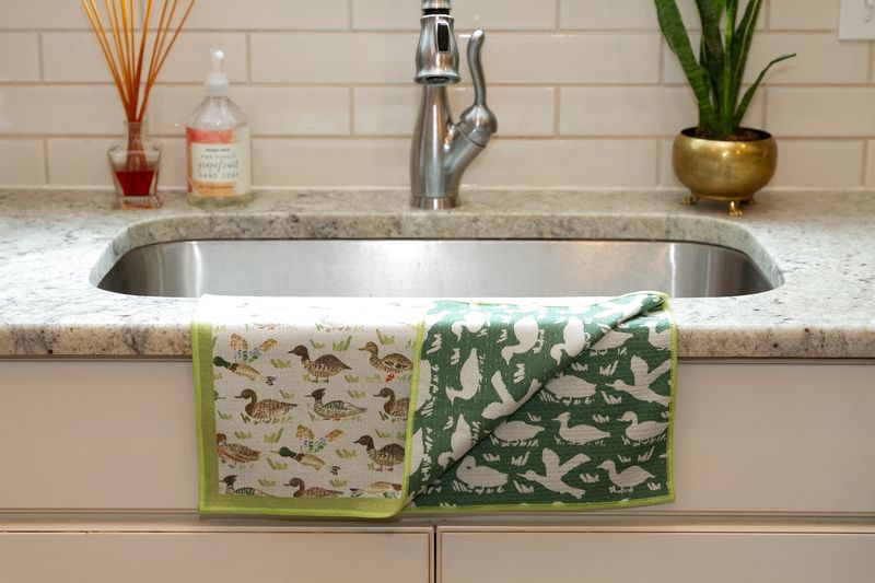 Duck, Duck Double-Sided Tea Towel