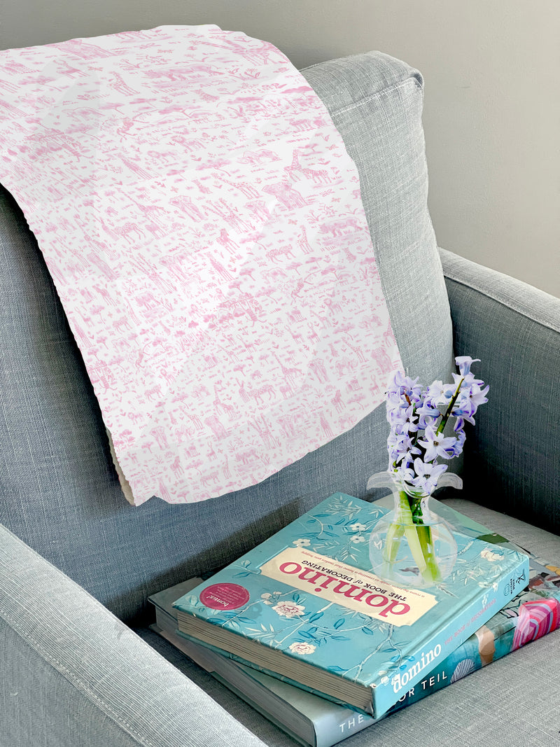 Safari Pink Blanket