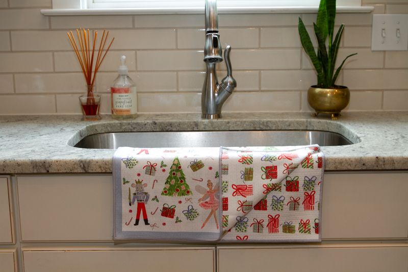 Nutcracker Ballet Double-Sided Tea Towel