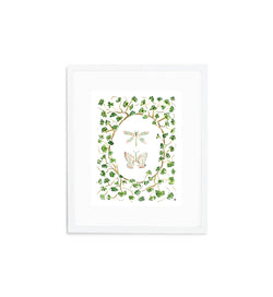 The "Butterflies and Ferns No. 1" Fine Art Print