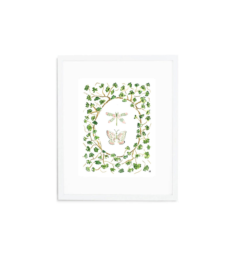 The "Butterflies and Ferns No. 1" Fine Art Print