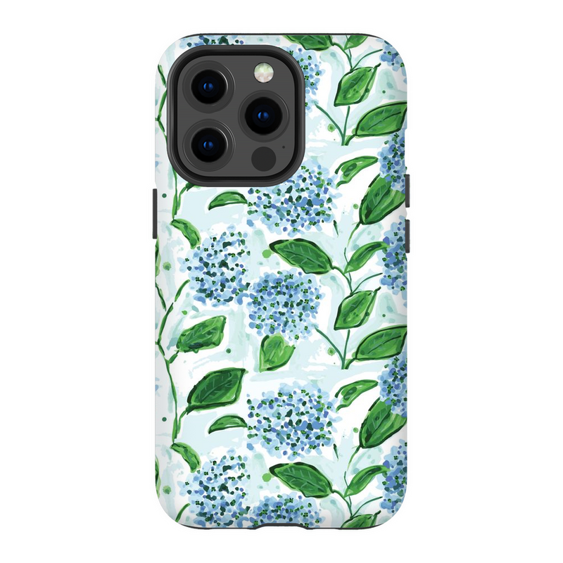 Phone Case, Hydrangea Blue Print