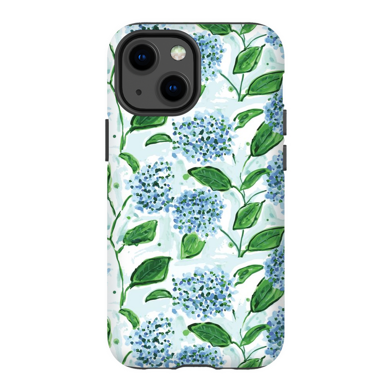 Phone Case, Hydrangea Blue Print