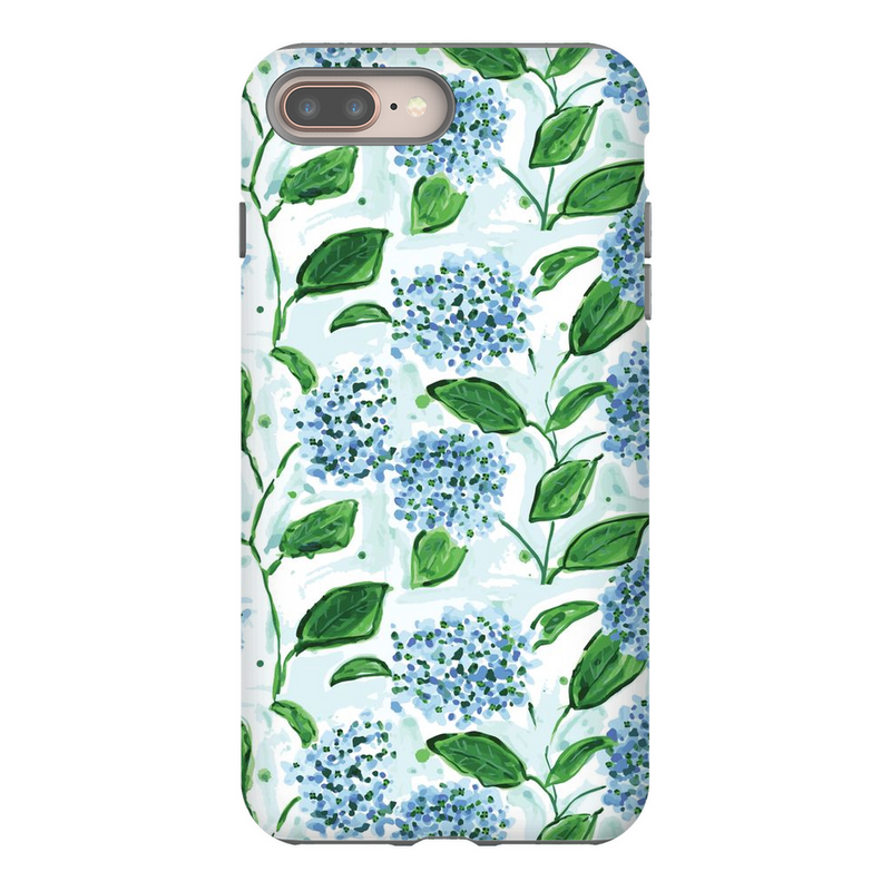 Phone Case, Hydrangea Blue Print