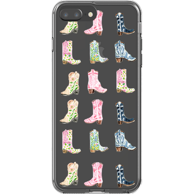 Phone Case, Cowgirl Boots Print