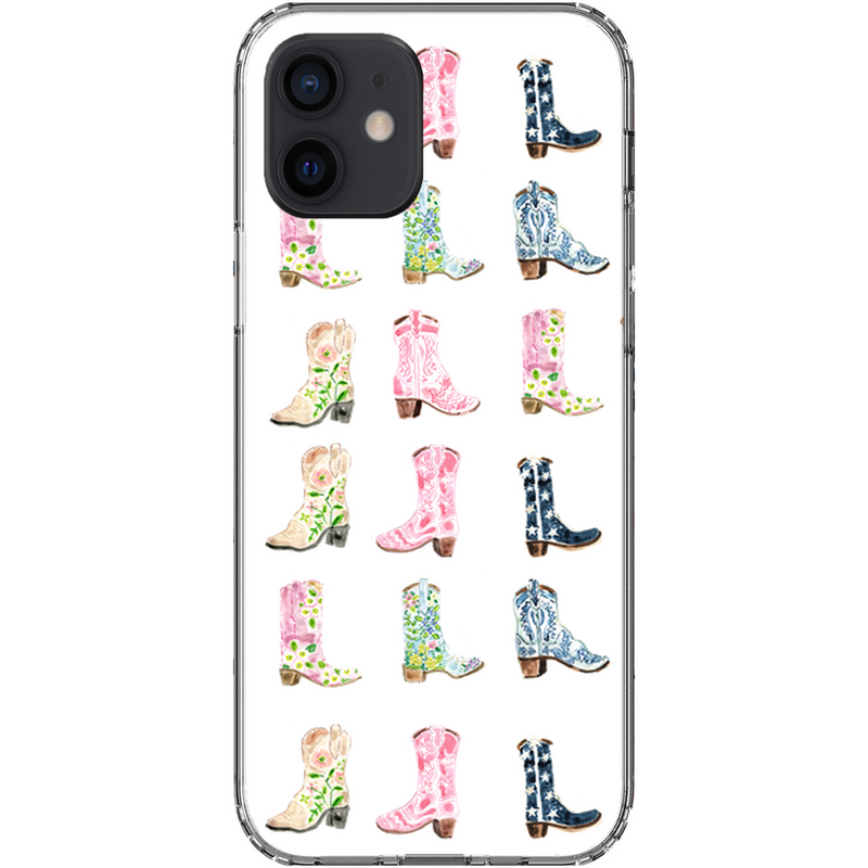 Phone Case, Cowgirl Boots Print