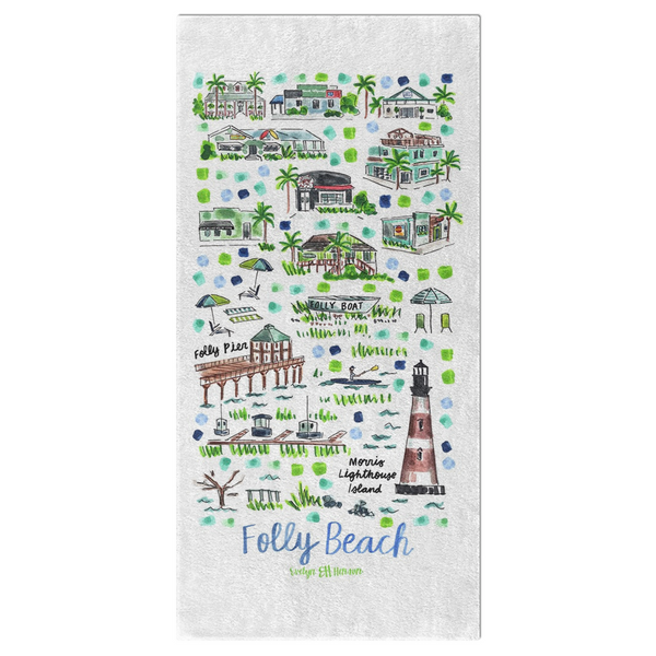 Folly Beach, SC Towel