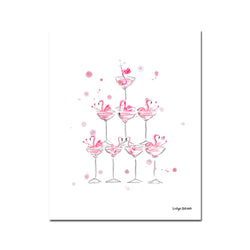The "Flocktails" Fine Art Print