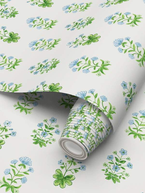 Pomander Wallpaper- Blue
