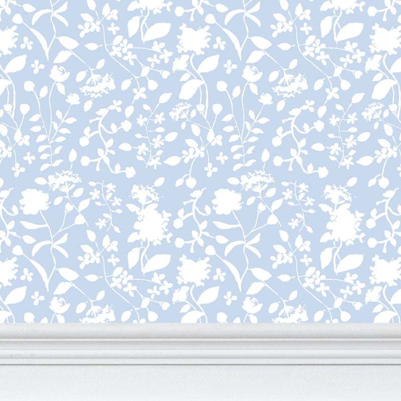 Hepburn Wallpaper - Blue