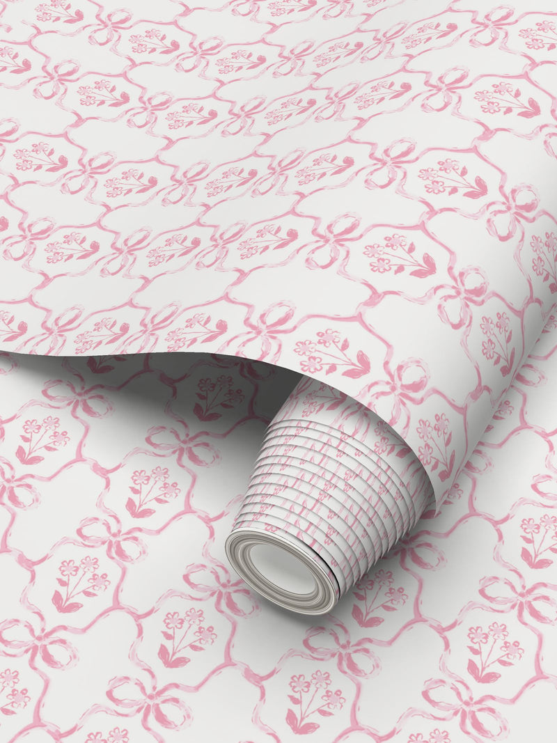 Trois Wallpaper - Pink