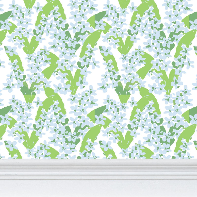 Sunshine Petals Wallpaper - Blue