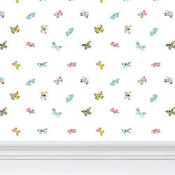 Flutterby Wallpaper - Rainbow
