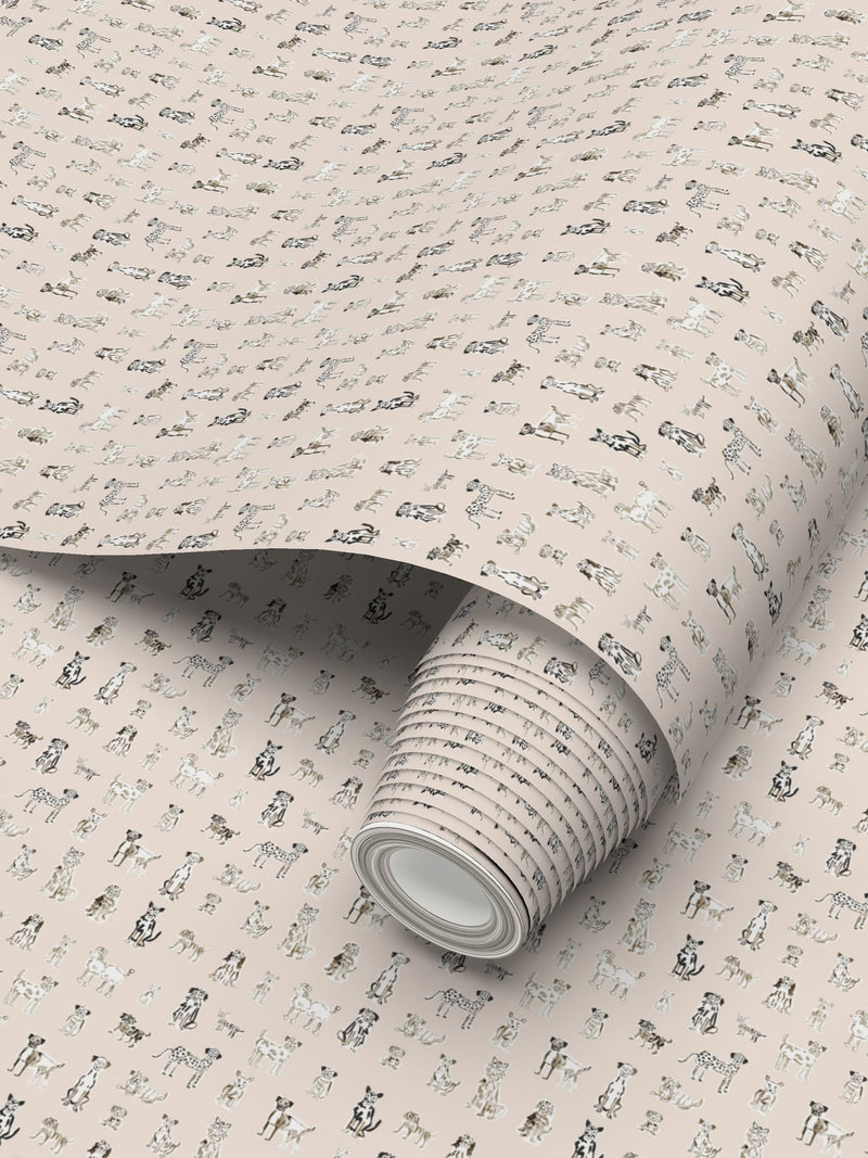 Pups Wallpaper- Neutrals