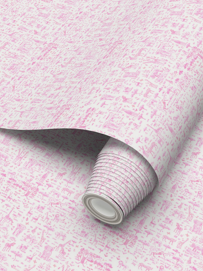 Safari Wallpaper- Pink
