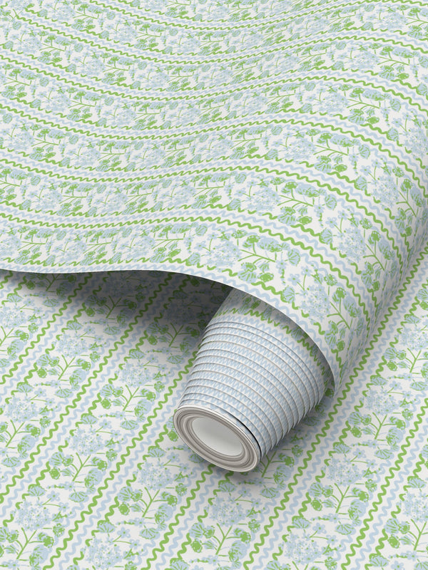 Garden Rio Wallpaper Blue
