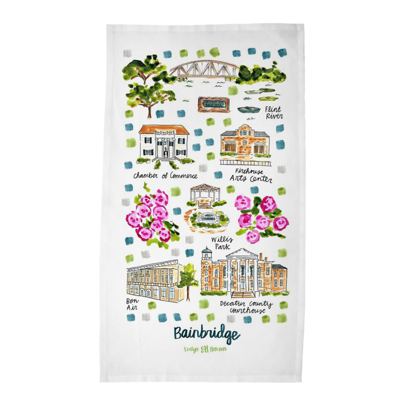 Bainbridge, GA Tea Towel
