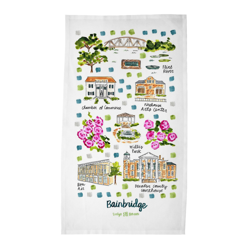 Bainbridge, GA Tea Towel