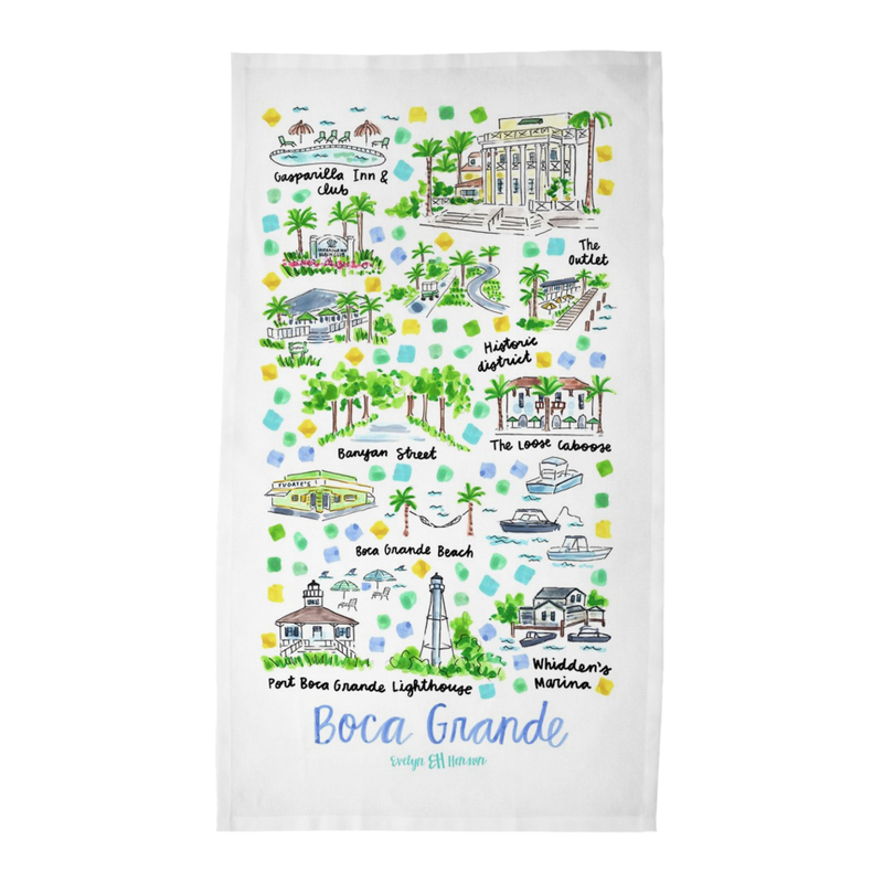 Boca Grande Tea Towel