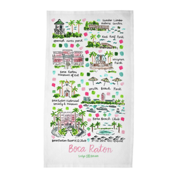 Boca Raton, FL Tea Towel