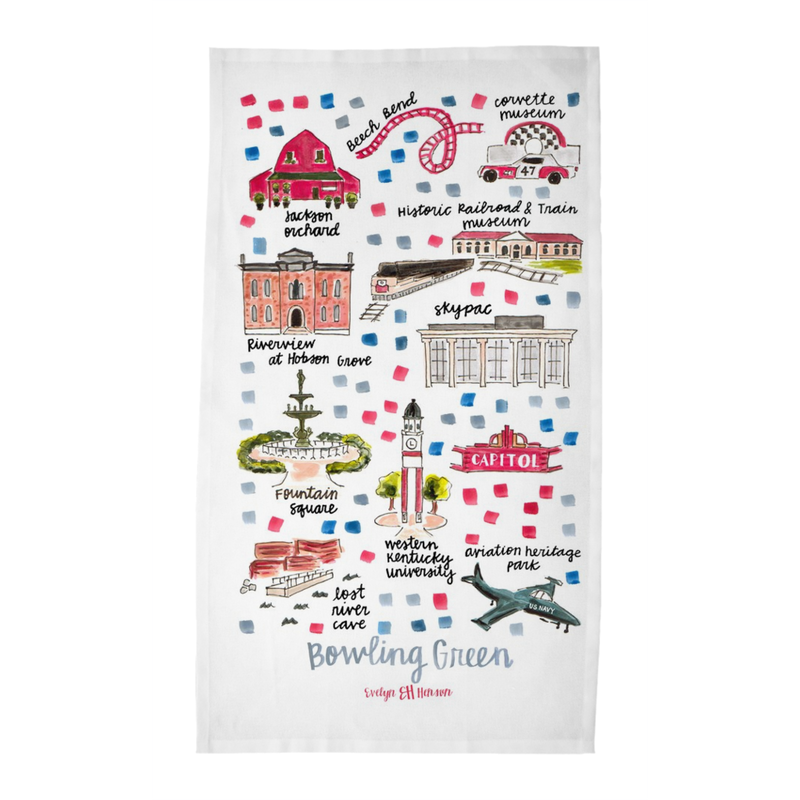 Bowling Green, KY Tea Towel