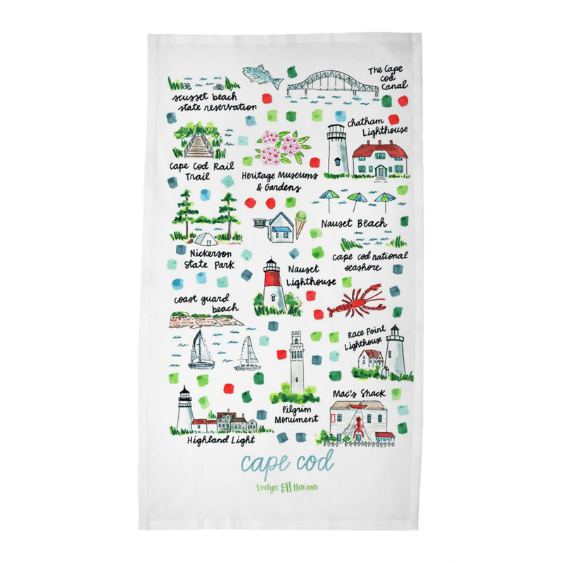 Cape Cod, MA Tea Towel