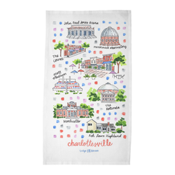 Charlottesville, VA Tea Towel