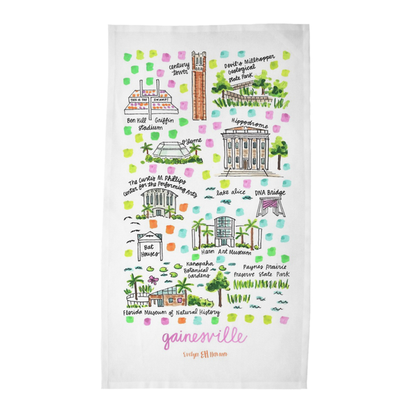 Gainesville, FL Tea Towel