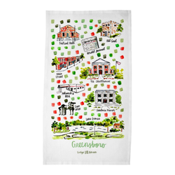 Greensboro, GA Tea Towel