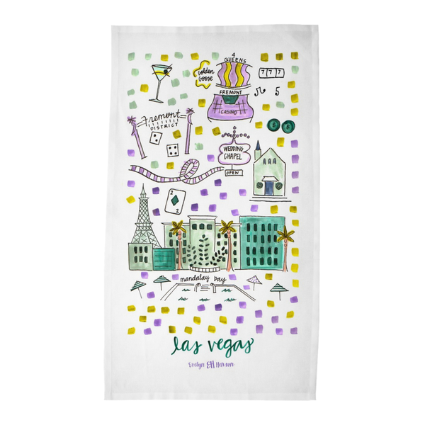 Las Vegas, NV Tea Towel