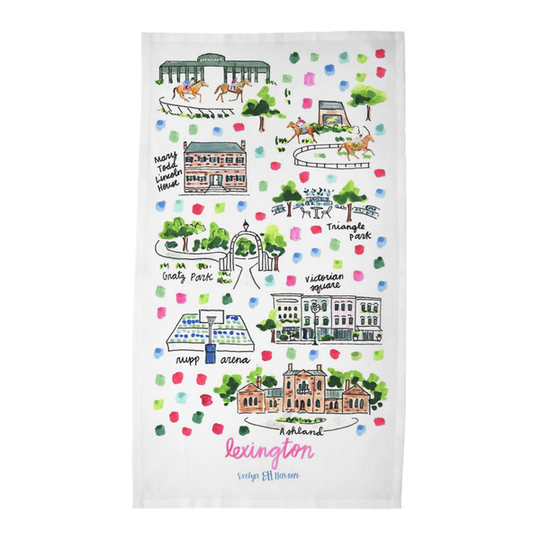 Lexington, KY Tea Towel