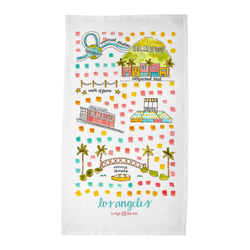 Los Angeles, CA Tea Towel