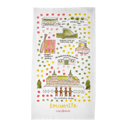 Louisville, KY Tea Towel – Evelyn Henson