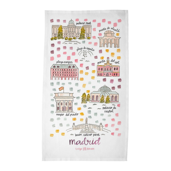 Madrid Tea Towel