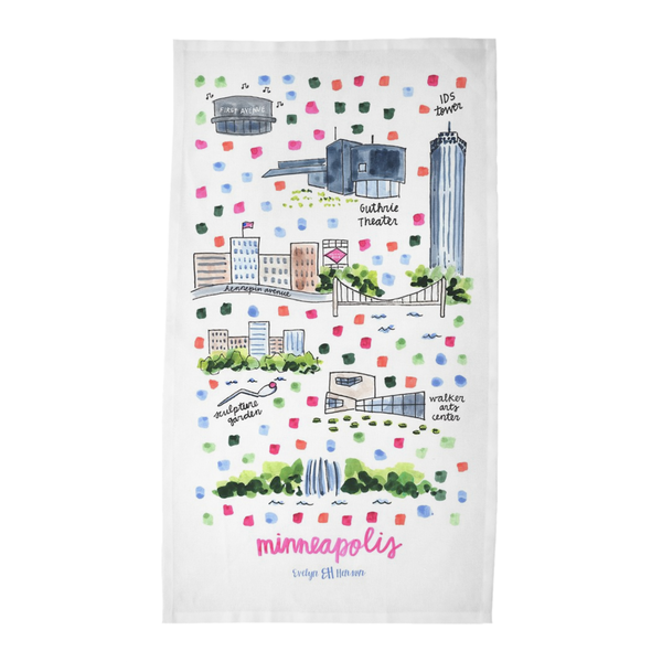 Minneapolis, MN Tea Towel