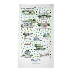 Mobile, AL Tea Towel