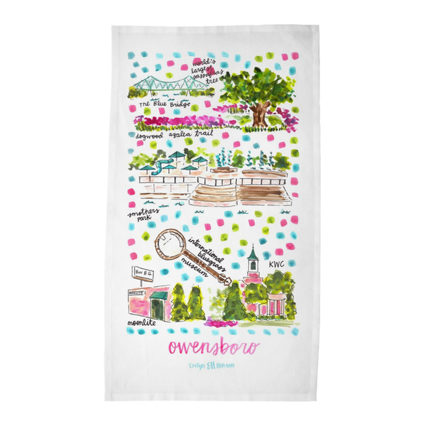 Owensboro, KY Tea Towel