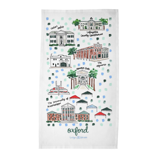 Oxford, MS Tea Towel