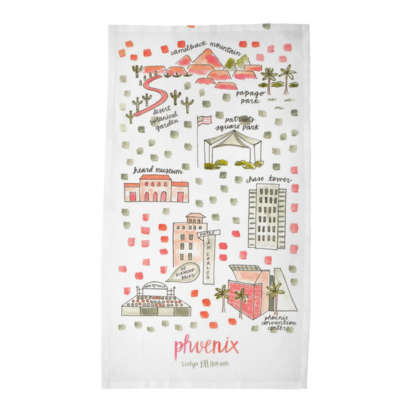 Phoenix, AZ Tea Towel