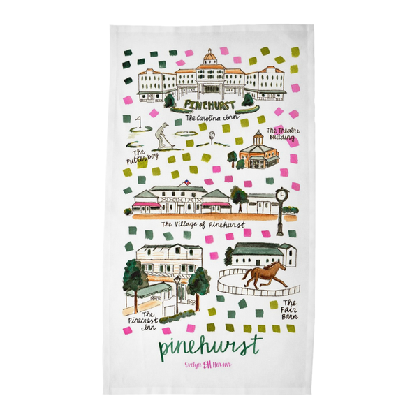 Pinehurst, NC Tea Towel