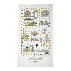 Portland, OR Tea Towel