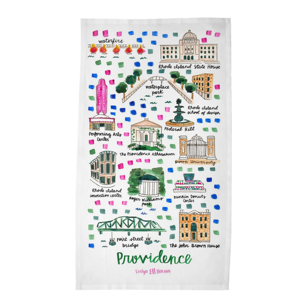 Providence, RI Tea Towel