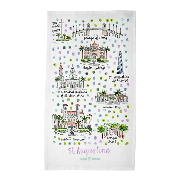 St. Augustine, FL Tea Towel