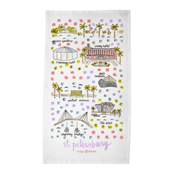 St. Petersburg, FL Tea Towel