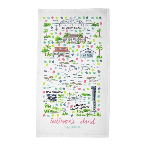 Sullivan's Island, SC Tea Towel