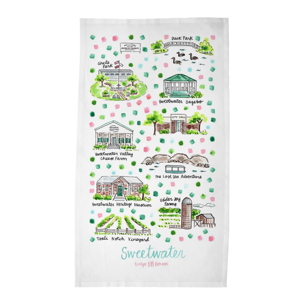 Sweetwater, TN Tea Towel