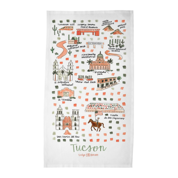 Tucscon, AZ Tea Towel