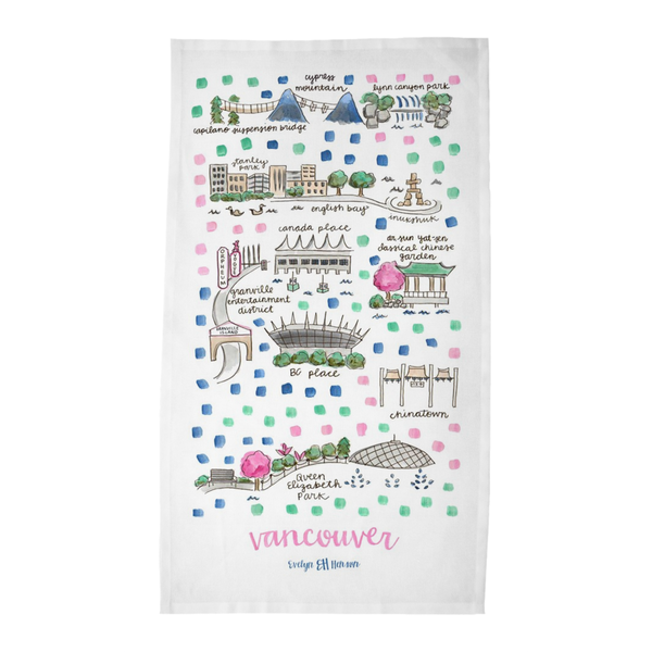 Vancouver Tea Towel